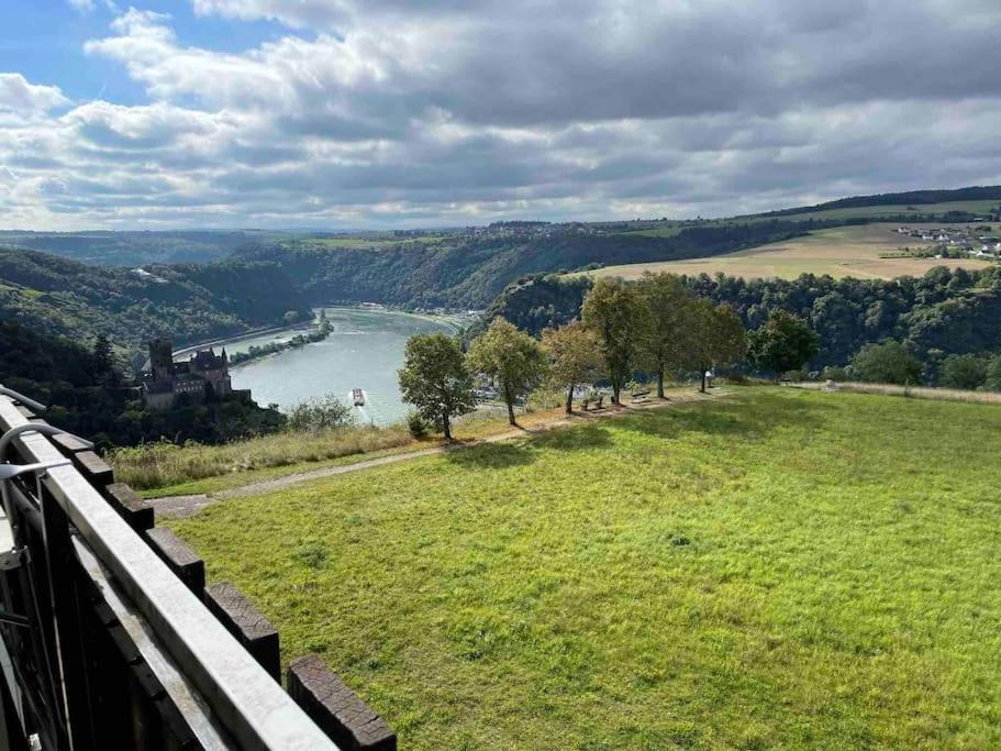 #1 Studioapartment Mit Loreleyblick Direkt An Der Schoensten Etappe Des Rheinsteigs Patersberg Exteriör bild