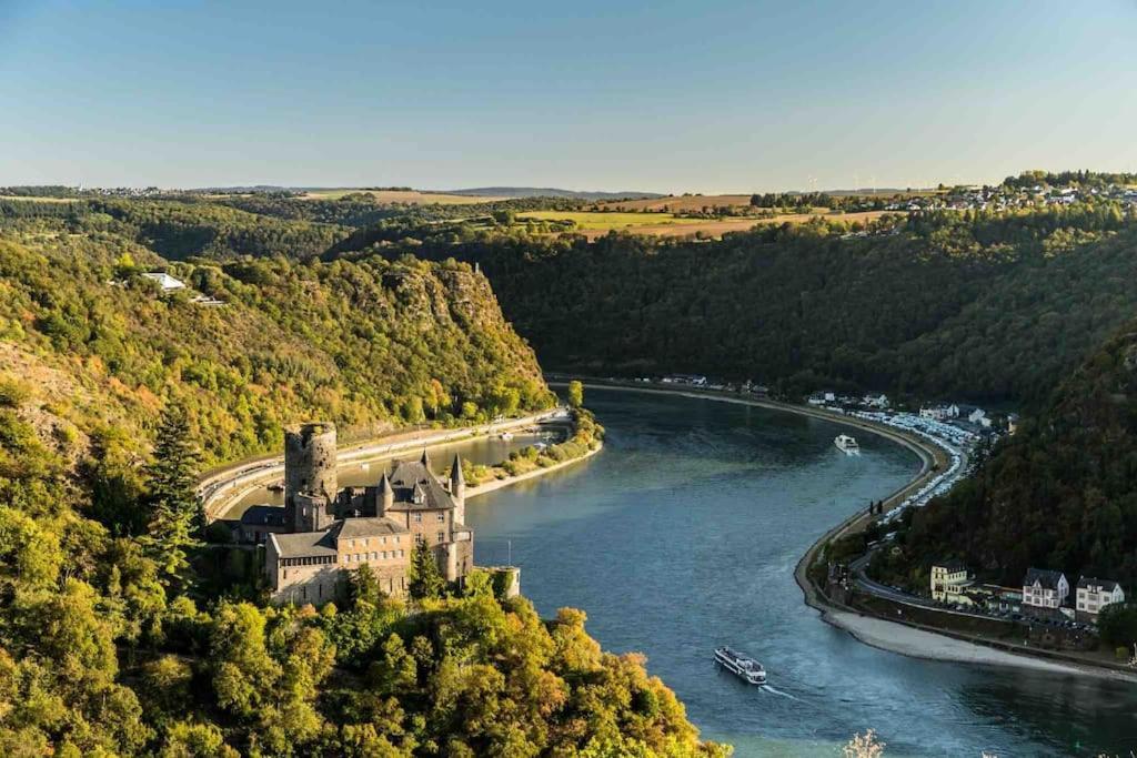 #1 Studioapartment Mit Loreleyblick Direkt An Der Schoensten Etappe Des Rheinsteigs Patersberg Exteriör bild